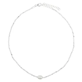 Amina, Howlite and Pearl Choker