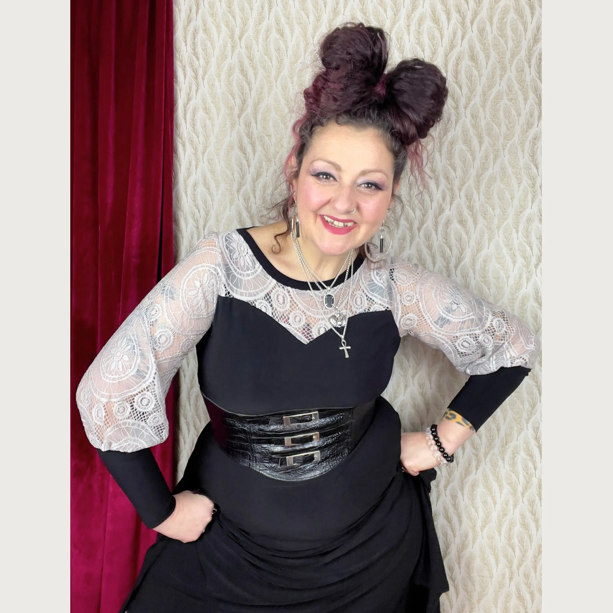 AUSET GODDESS DRESS | Black & Lace versions