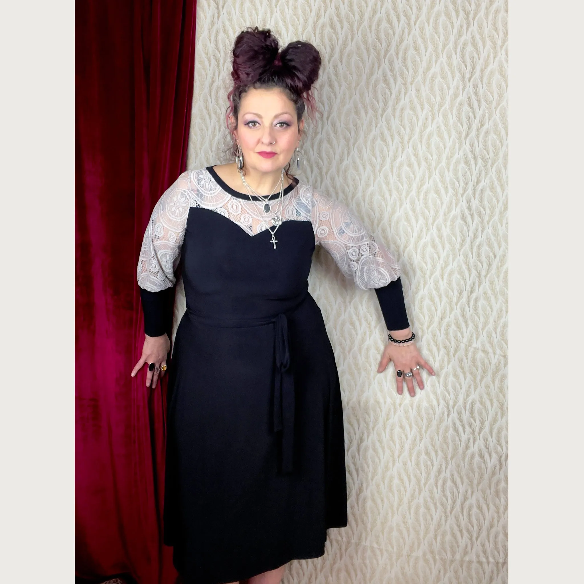 AUSET GODDESS DRESS | Black & Lace versions