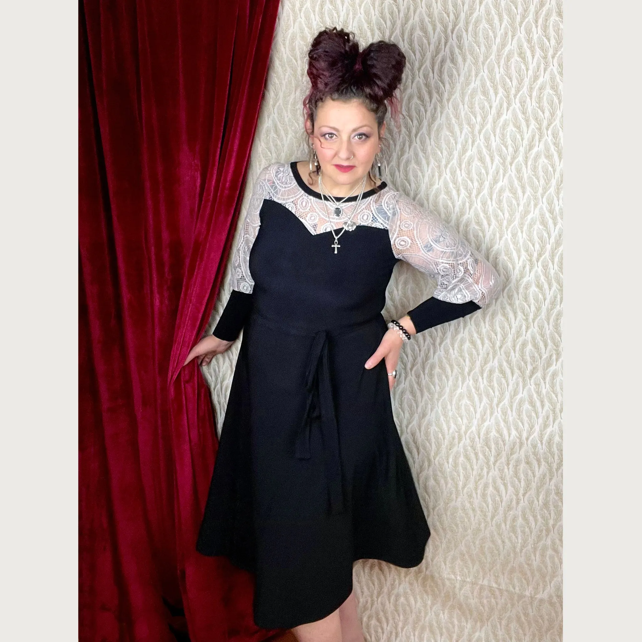 AUSET GODDESS DRESS | Black & Lace versions
