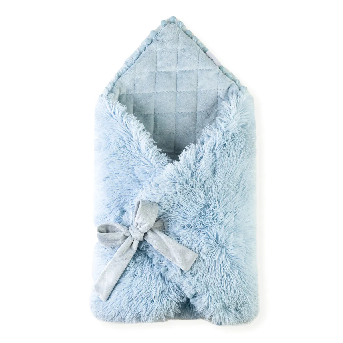 Bizzi Growin Baby Blanket Koochiwrap Powder Blue