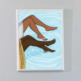 Black Girl Summer Art Print
