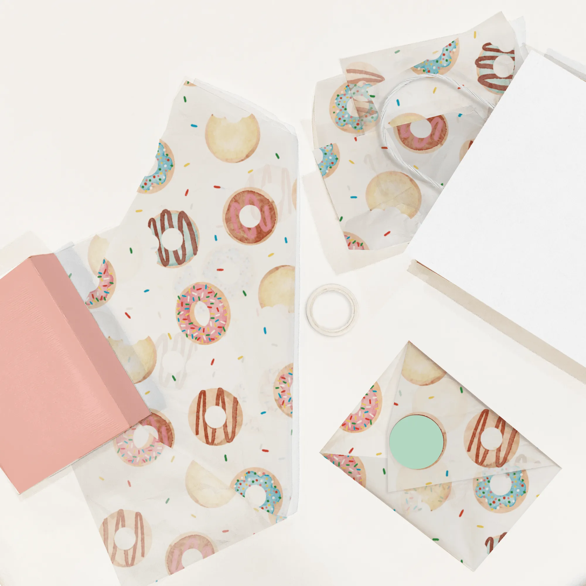 Donut Tissue Paper for Gift Bags