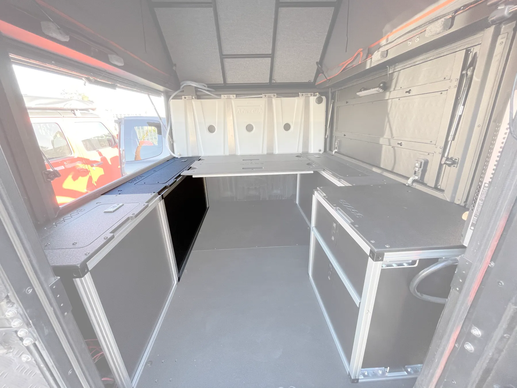 GOOSE GEAR- ALU-CAB CANOPY CAMPER V2 - CHEVY COLORADO/GMC CANYON 2015-PRESENT 2ND GEN. - FRONT UTILITY MODULE - 6' BED