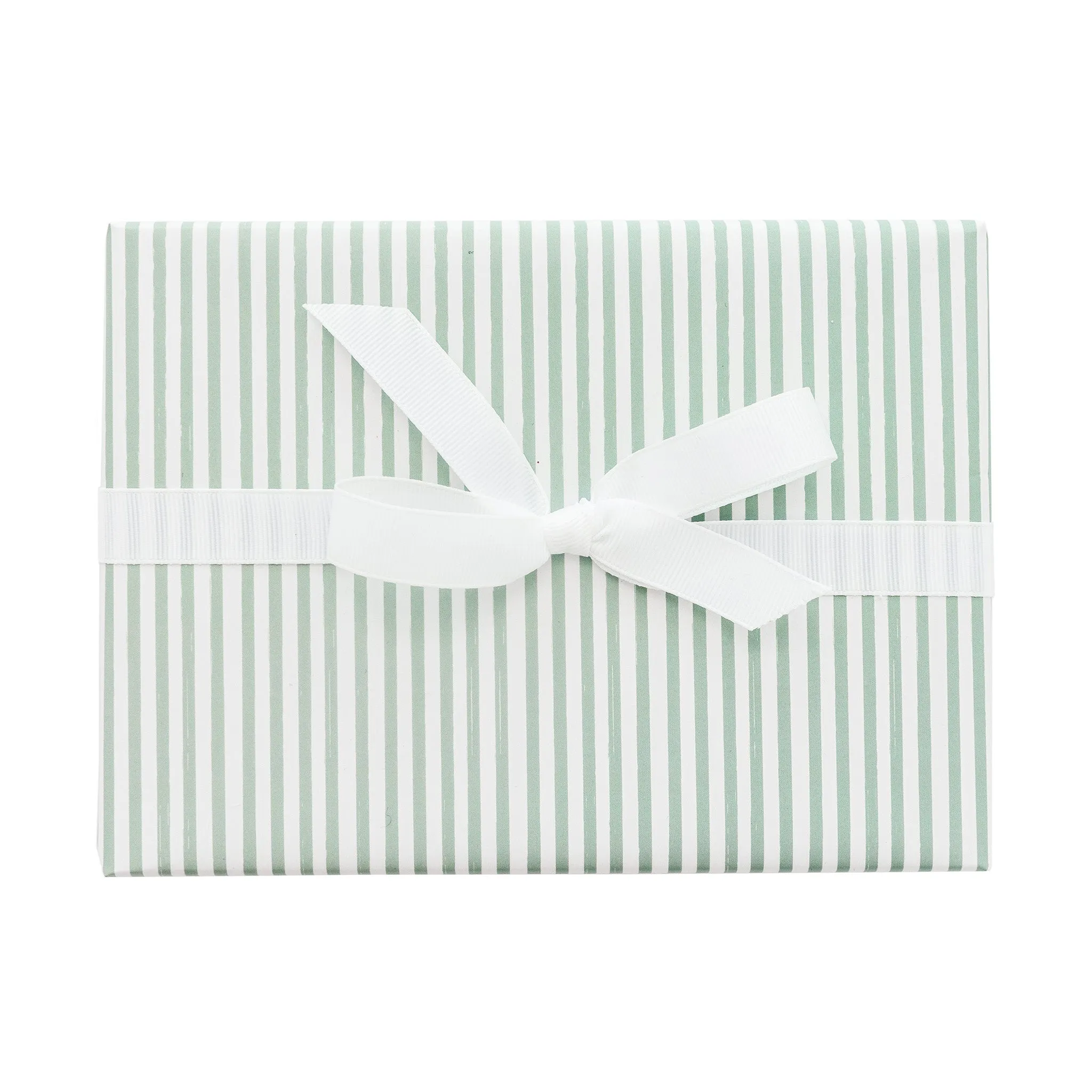 Green Painted Stripe Wrapping Paper