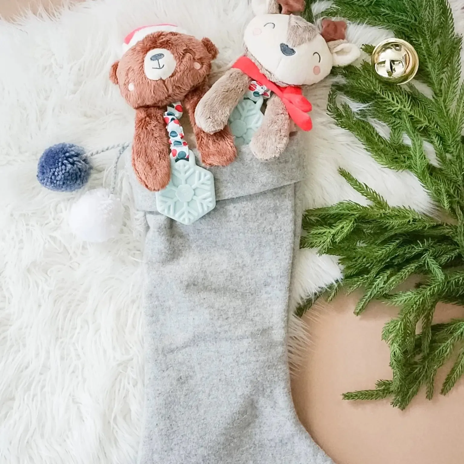 Holiday Bear Itzy Lovey™ Plush   Teether Toy