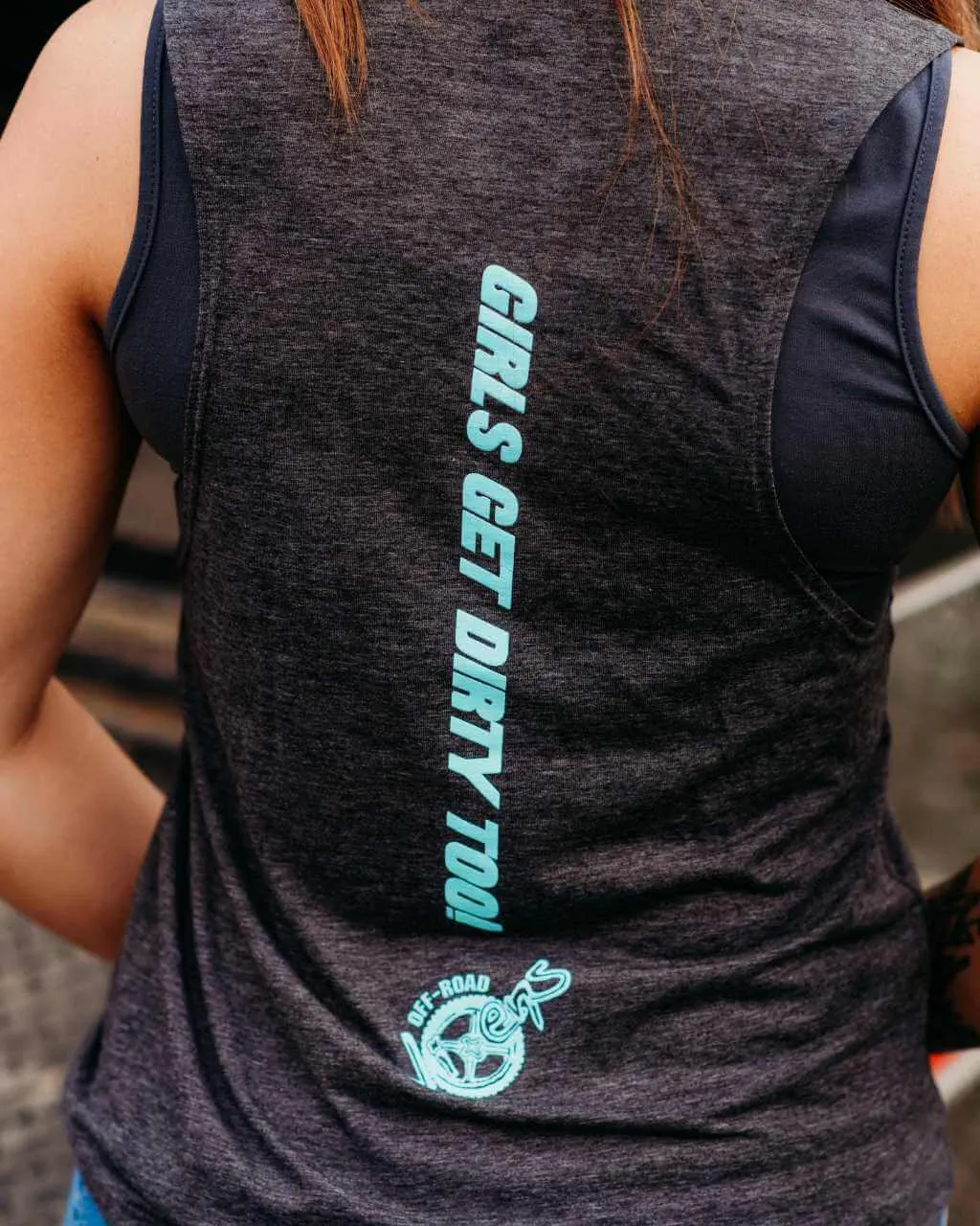 Ride Fast Muscle Tank Charcoal