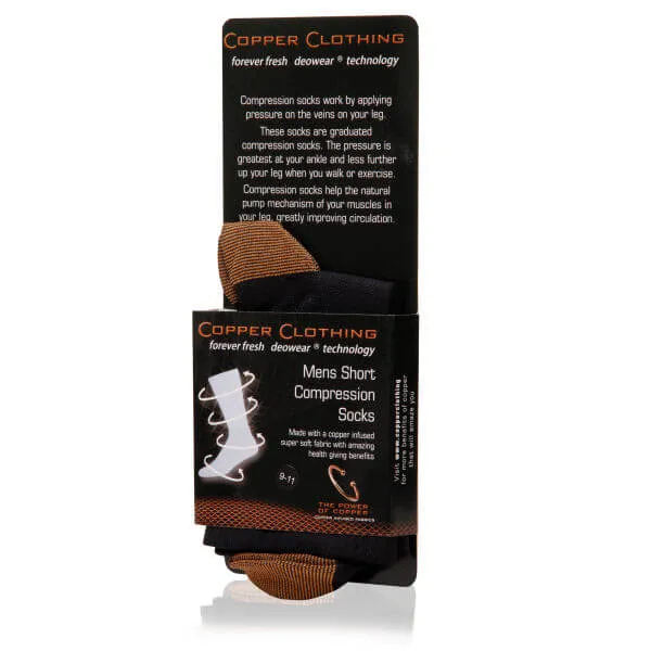 Short Compression Copper Socks