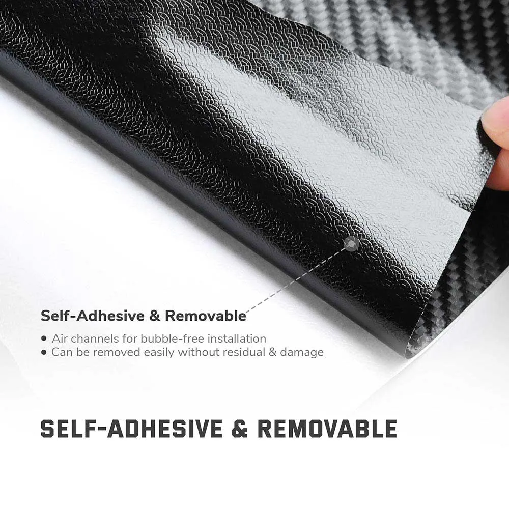 TheLAShop Carbon Fiber Wrap 100ft x 5ft 4D Vinyl Car Wrap Roll Black