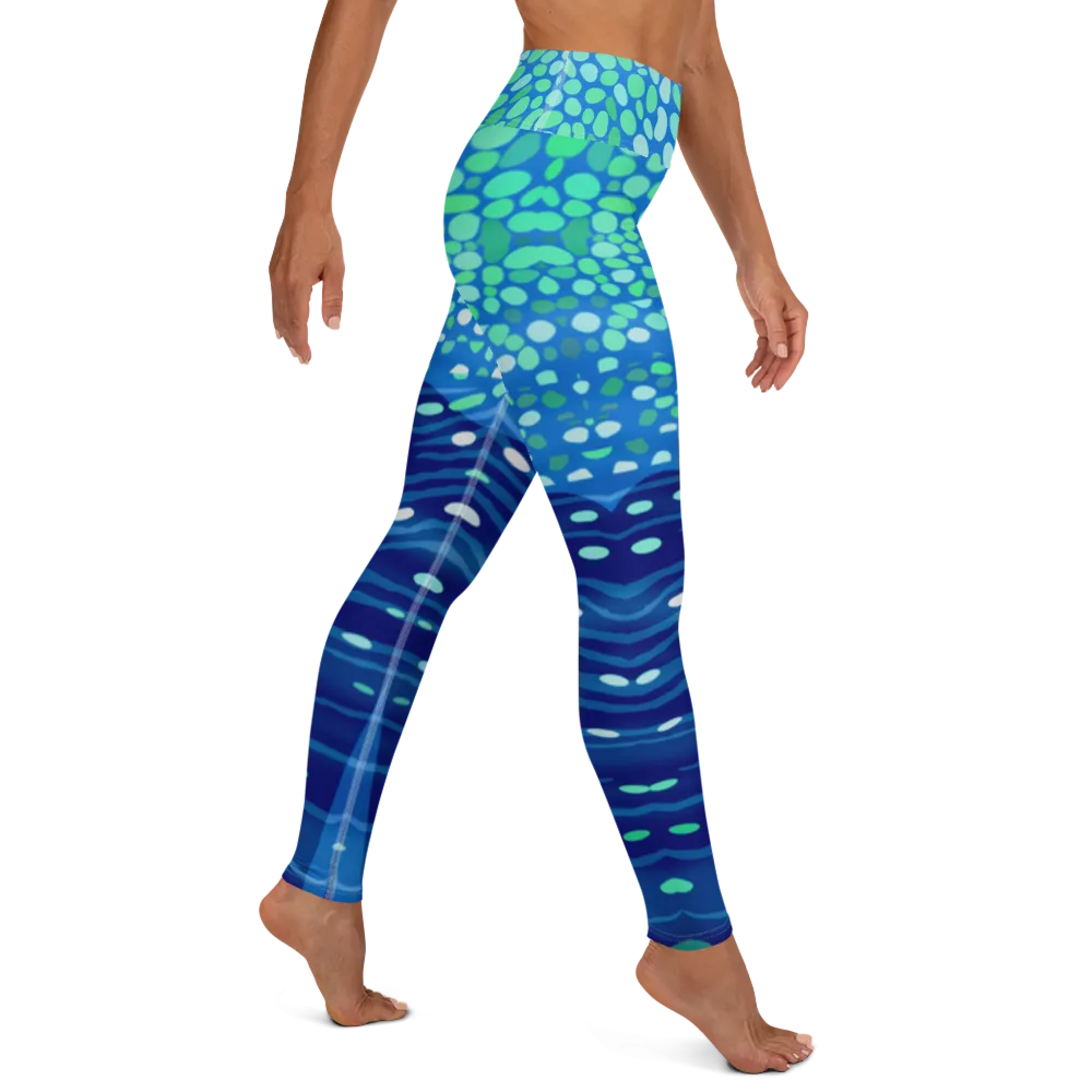 Whale Shark Leggings - Pop Style - High Waist