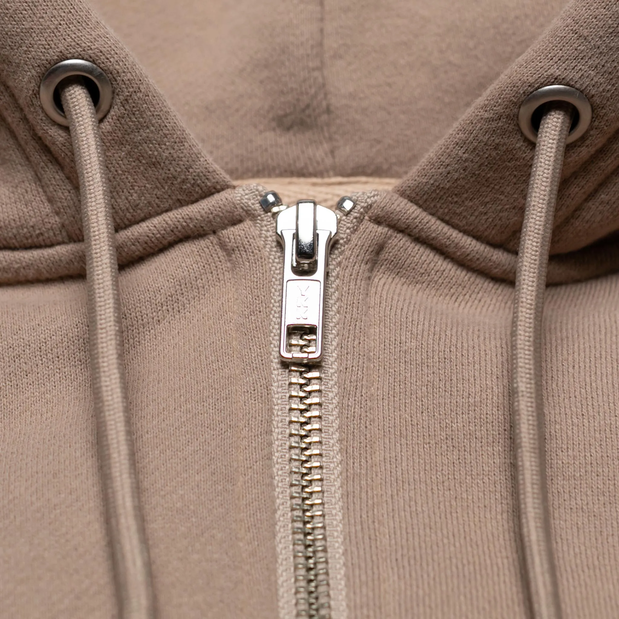 Zip-Up Back Patch Hoodie